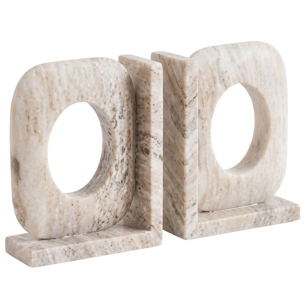 Elan Bookend, Natural Grey, Set of 2