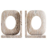 Elan Bookend, Natural Grey, Set of 2