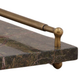 Wexley Tray, Brown Marble