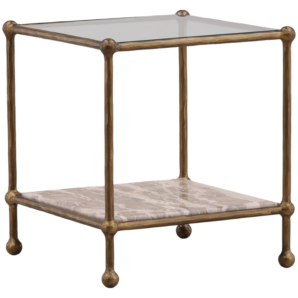 Verto Side Table, Beige