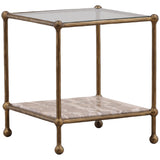 Verto Side Table, Beige