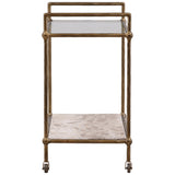 Verto Bar Cart, Beige