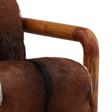 Eleni Leather Chair, Brown