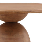 Amberlyn Round Dining Table, Light Natural