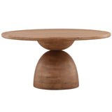 Amberlyn Round Dining Table, Light Natural