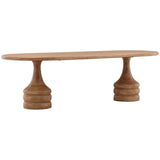 Meylin Dining Table, Light Natural