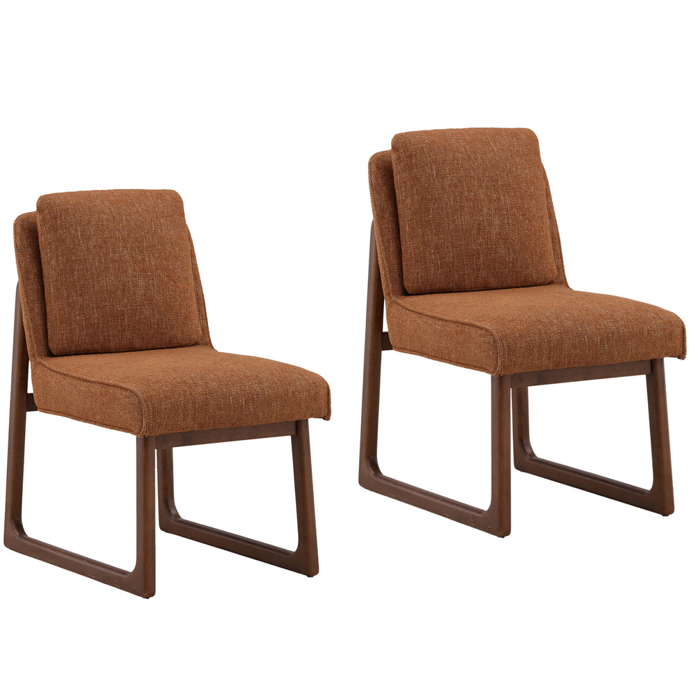 Madelena Dining Chair, Ginger, Set of 2-Furniture - Dining-High Fashion Home
