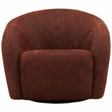 Belina Swivel Chair, Rust