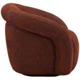 Belina Swivel Chair, Rust