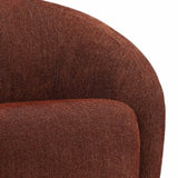 Belina Swivel Chair, Rust