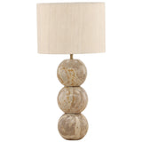 Coralis Table Lamp, Natural Stone