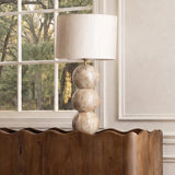 Coralis Table Lamp, Natural Stone
