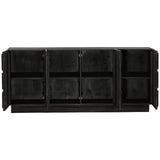 Marika 4 Door Sideboard, Black