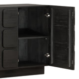 Marika 4 Door Sideboard, Black