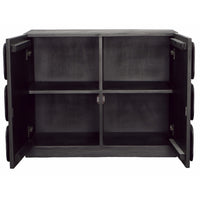 Marika Cabinet, Black-Furniture - Storage-High Fashion Home