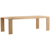 Crosby Dining Table, Light Natural