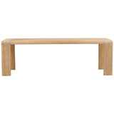 Crosby Dining Table, Light Natural