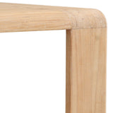 Crosby Dining Table, Light Natural