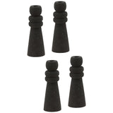 Irondale Candle Holder, Dark Grey, Set of 4