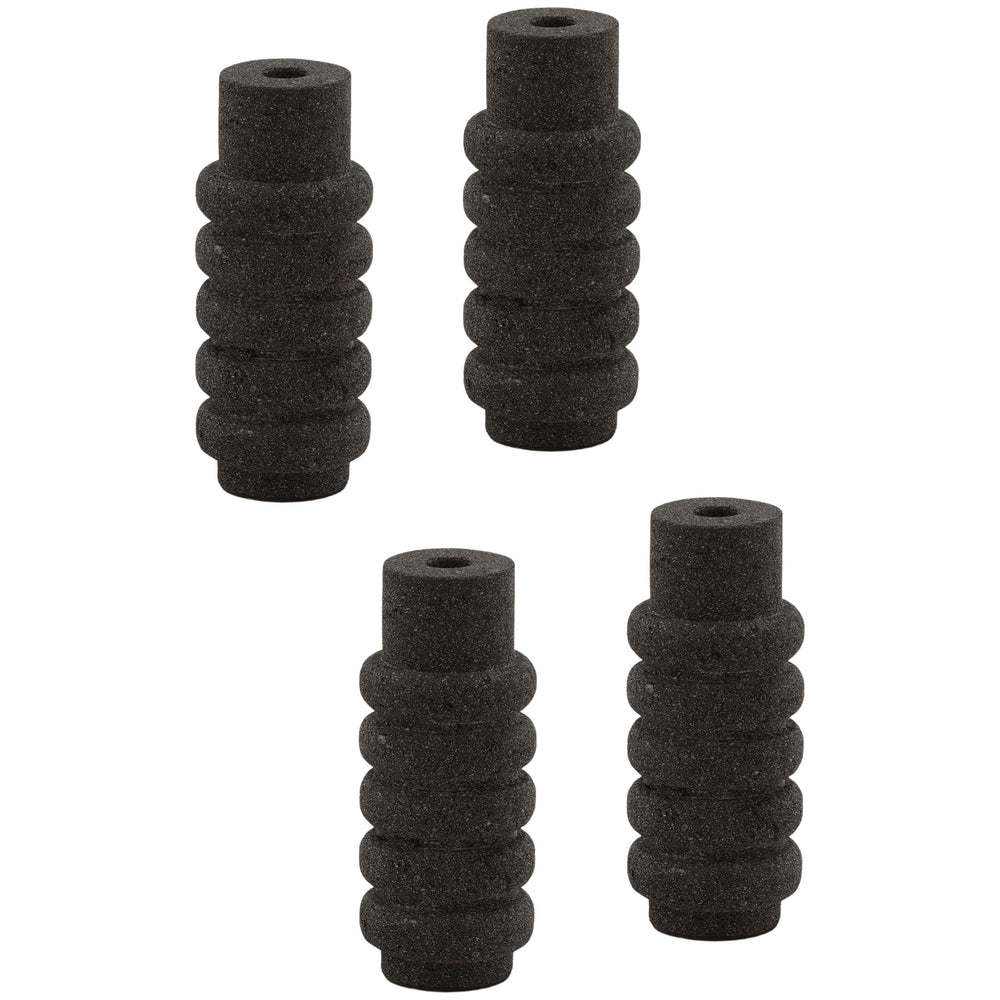 Norland Candle Holder, Dark Grey, Set of 4