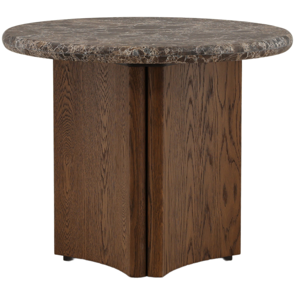 Oja Side Table, Dark Brown