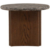 Oja Side Table, Dark Brown
