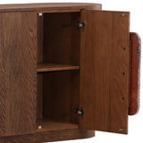 Vesta 6 Door Sideboard, Brown