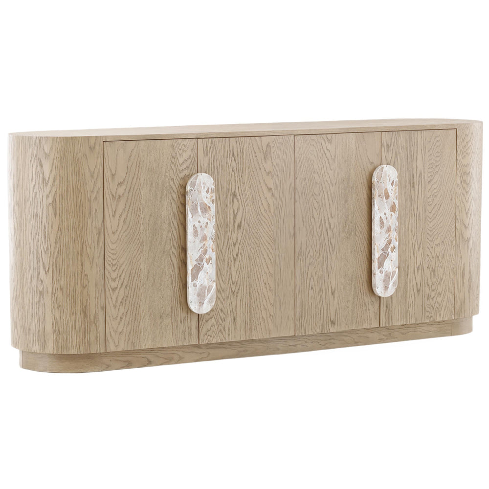 Vesta 4 Door Sideboard, Light Warm Wash