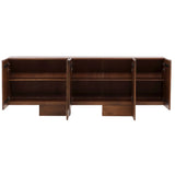Thatcher Sideboard, Dark Brown-Furniture - Storage-High Fashion Home