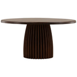 Abrams Dining Table, Brown