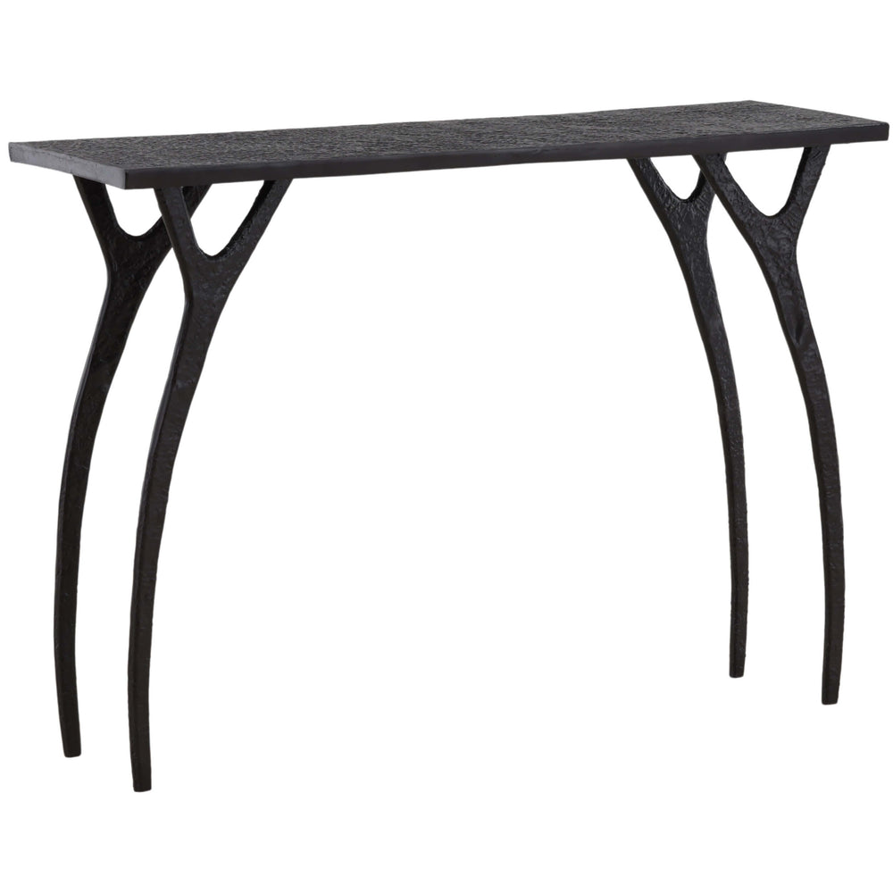 Bastien Console Table, Black-Furniture - Accent Tables-High Fashion Home