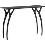 Bastien Console Table, Black-Furniture - Accent Tables-High Fashion Home