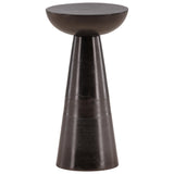 Destry Side Table, Antique Nickel