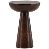 Destry Small Side Table, Antique Brown