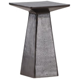 Vernell Side Table, Antique Nickel