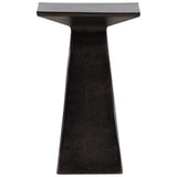Vernell Side Table, Antique Nickel
