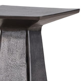 Vernell Side Table, Antique Nickel