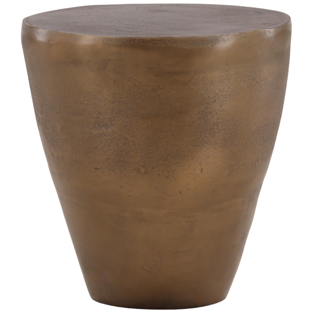 Vardon Side Table, Antique Brass