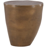 Vardon Side Table, Antique Brass