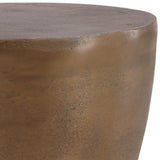 Vardon Side Table, Antique Brass