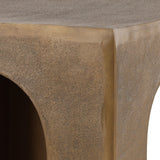 Skelly Side Table, Antique Brass