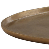 Roshan Tray, Black/Antique Brass, Set of 2
