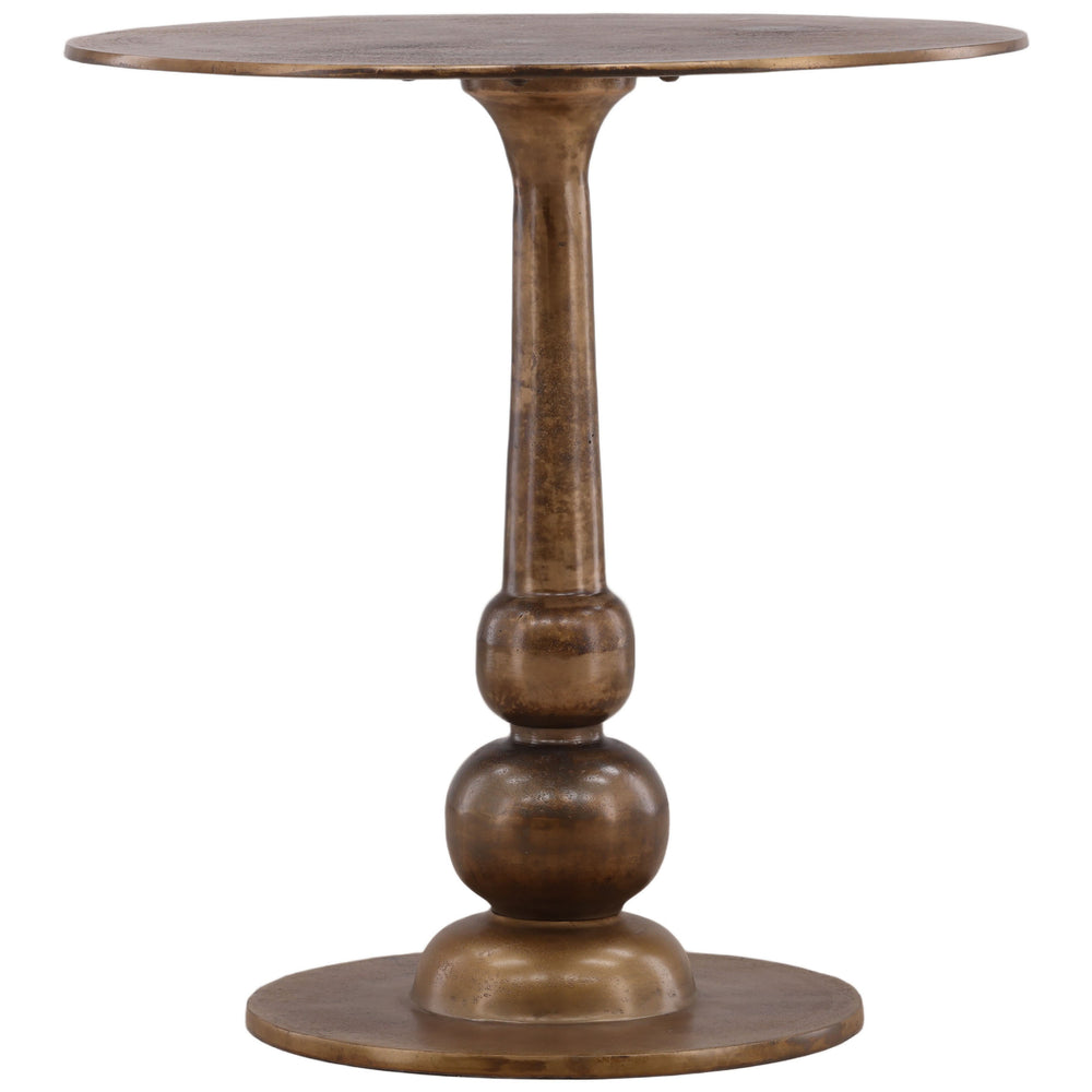 Ansari Counter Table, Dark Brass