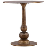 Ansari Counter Table, Dark Brass