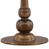 Ansari Counter Table, Dark Brass