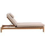 Lisette Outdoor Chaise, Sand