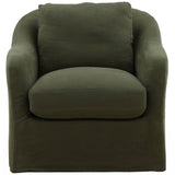 Ama Swivel Chair, Olive