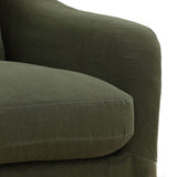 Ama Swivel Chair, Olive