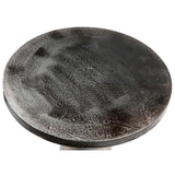 Strumm Side Table, Black Nickel-Furniture - Accent Tables-High Fashion Home