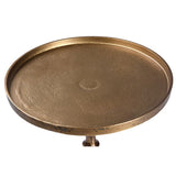 Bradford Side Table, Antique Brass-Furniture - Accent Tables-High Fashion Home
